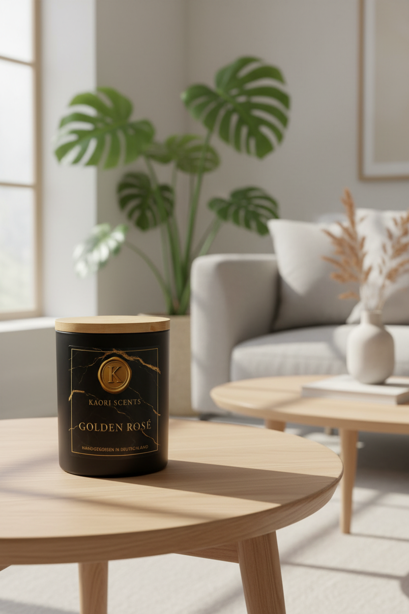 Golden Rosé – Duftkerze